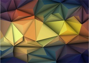 Tablou - Abstracție 3D poligonală (70x50 cm)