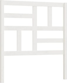 vidaXL Tăblie de pat, alb, 106x4x104 cm, lemn masiv de pin