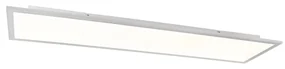 Plafoniera albă 120 cm cu LED inclus - Liv