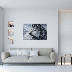 Tablou - Lupul din desene animate (90x60 cm)