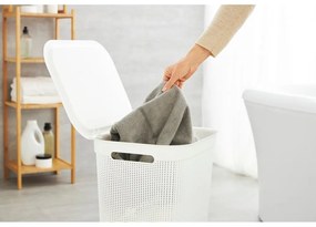 Coș de rufe alb din plastic 50 l Brisen - Rotho