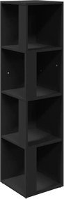vidaXL Dulap de colț, negru, 33x33x132 cm, PAL