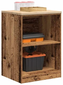 vidaXL Dulap depozitare garaj lemn vechi 60x51x85 cm lemn masiv de pin