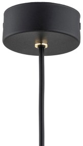 Pendul LED tubular design modern minimalist SICILIA negru/auriu