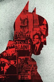 Poster de artă Batman strikes again, (26.7 x 40 cm)