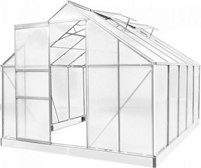 Seră din policarbonat 250 x 310 x 124/205 cm