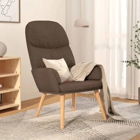 vidaXL Scaun de relaxare, gri taupe, material textil