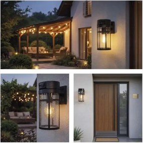 Aplică de perete pentru exterior cu cameră 1xE27/15W/230V Wi-Fi IP44