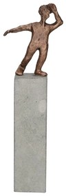 Statueta bronz "Privind spre viitor" 34cm
