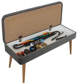 Mobilier Hol Beside 2 (alb + gri) . 1094019
