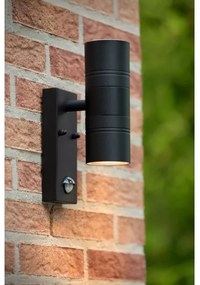 Lucide 14866/10/30 - LED Lampă exterior cu senzor ARNE-LED 2xGU10/5W/230V