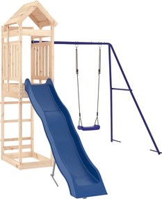 vidaXL Set de joacă pentru exterior, lemn masiv de pin