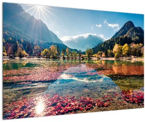 Tablou - Lacul Jasna, Gozd Martuljek, Alpii Iulieni, Slovenia (90x60 cm)