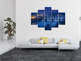 Tablou cu podurile din Praga (150x105 cm)