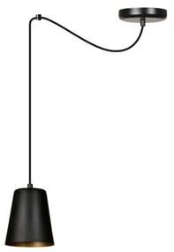 Pendul metalic design modern LINK 1 negru/auriu