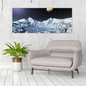 Tablou cu sat (120x50 cm), în 40 de alte dimensiuni noi