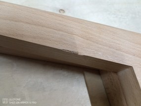 OFERTA Scaun alb BALI MARK cu picioare din fag Calitatea II