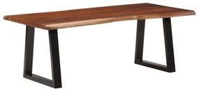 vidaXL Măsuță de cafea, maro miere, 110x55x40 cm, lemn masiv acacia