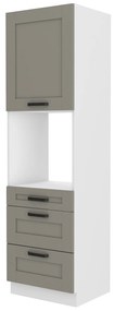 Dulap de bucătărie pentru alimente Lucid 60 DPS 210 3S 1F (claygrey + alb). 1045463