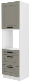 Dulap de bucătărie pentru alimente Lucid 60 DPS 210 3S 1F (claygrey + alb). 1045463