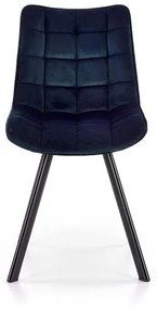 Set 4 scaune K332 velvet bleumarin