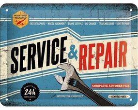 Placă metalică Service & Repair