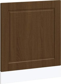 vidaXL Panou pentru mașină de spălat vase stejar maro lemn prelucrat