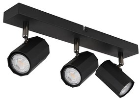Spot Globo 57918-3B JAMES 3xGU10/25W/230V negru