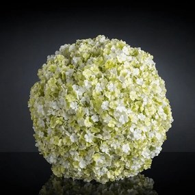 Aranjament floral elegant in forma de sfera, SPHERE SNOWBALL 30cm
