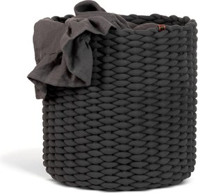 Coș de depozitare din material textil ø 40x40 cm Peach Skin Round XL – Bigso