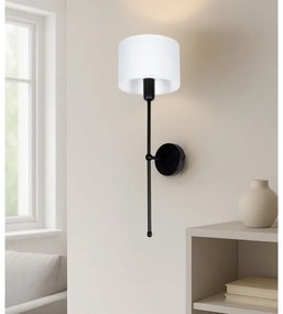 Aplica de perete MADELA 1xE14/40W/230V alb/negru