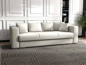 Canapea extensibilă dumonde cu ladă de depozitare si sezut confortabil din spuma high-density, Gloria Enjoy Beige 240x100 cm