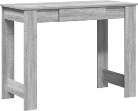 vidaXL Birou Gri Sonoma 100x45x75 cm lemn prelucrat