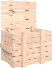 vidaXL Cutie de depozitare, 58x40,5x42 cm, lemn masiv de pin