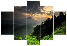 Tablou - peisaj montan verde (150x105 cm)