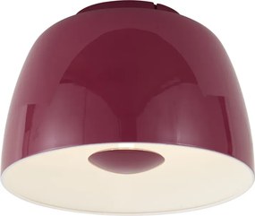 Lampă de tavan retro roșie cu interior alb, inclusiv LED reglabil în 3 trepte - Vera