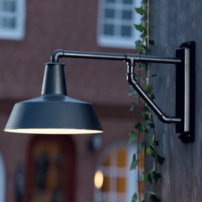 Aplica iluminat exterior din fier forjat design industrial WL 3638