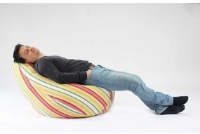 Fotoliu Nirvana Hobbit Pufrelax, Material Textil - Mexican Dream