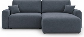 Coltar extensibil reversibil de colt NORDEN PAROS 250x140 cm, gri inchis