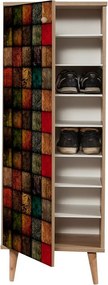 Dulap pentru pantofi Mega Sonoma Oak Cubes