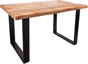 Masa design industrial Iron Craft 140cm Mango