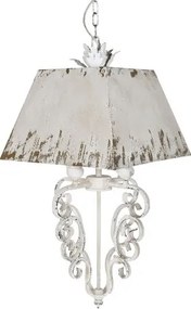 Lustră suspendată din metal, negru antichizat, 37,5×37×73,5 cm, „Viena"