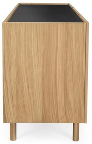 Comodă cu aspect de lemn de stejar Woodman Porto Ramalade