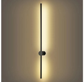 Brilagi - Aplica LED de exterior AURA LED/20W/230V 3000K IP54 negru