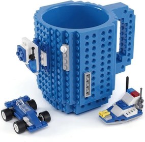 Cană creativă - albastră