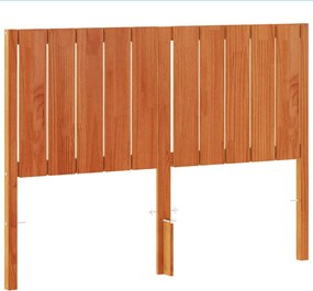 vidaXL Tăblie de pat, maro ceruit, 135 cm, lemn masiv de pin