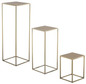 Suport pentru ghiveci de flori Gold 3buc
