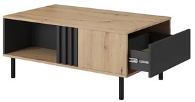 Măsuță de cafea BADIA stejar/antracit