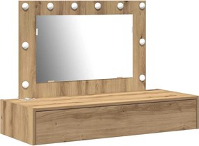 vidaXL Masă de Machiaj cu sertar Maro 100 x 40 x 70 cm Lemn compozit