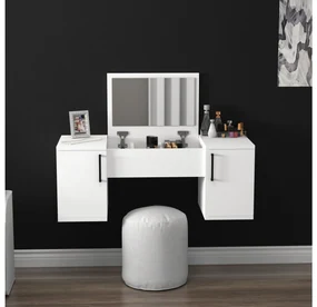Măsuță de toaletă Nukela 5 (pin atlantic + negru) . 1094096
